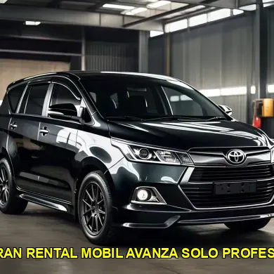pasaran rental mobil avanza solo profesional